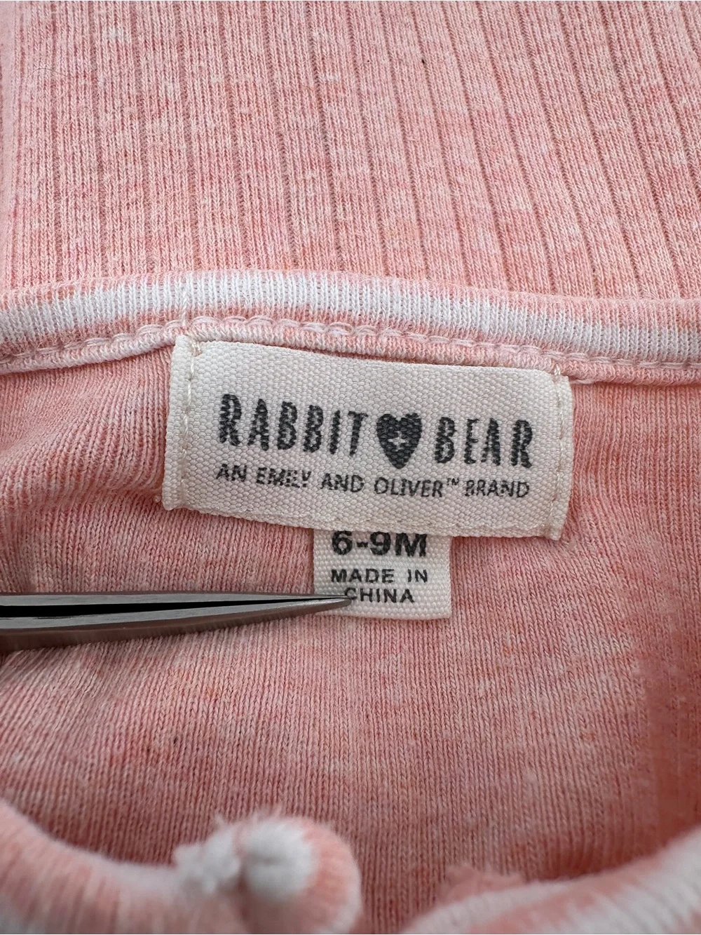 RABBIT + BEAR BY EMILY AND OLIVER Baby Size 6-9Month 4 Piece Bundle